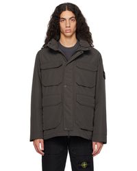 Stone Island - グレー 43626 マイクロツイル ジャケット - Lyst