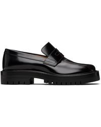 Maison Margiela - Flâneurs Noirs À Bout Tabi - Lyst