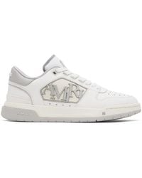 Amiri - White & Gray Classic Low Sneakers - Lyst