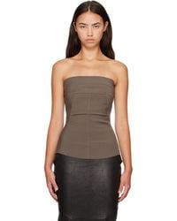 Rick Owens - Tower Bustier Top - Lyst