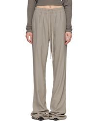 Rick Owens - Taupe Tower Dietrich Drawstring Lounge Pants - Lyst