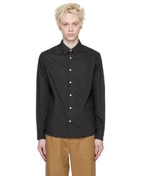A.P.C. - . Black Clément Shirt - Lyst