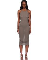 Rick Owens - Temple Tank Midi Dress - Lyst