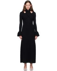 ROKH - Cross Knitted Maxi Dress - Lyst