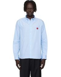 KENZO - Paris 'Boke Flower' Embroidered Casual Shirt - Lyst