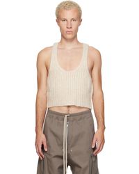 Rick Owens - Tower Knit Tank Top - Lyst