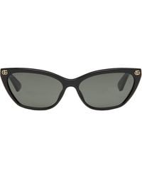 Gucci - Light Gg Cat Eye Sunglasses - Lyst