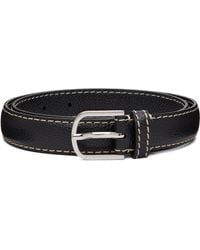 TOTEME - Slim Grained-Leather Trouser Belt - Lyst