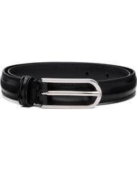Anderson's - Skinny Formal Stitch Leather Belt - Lyst