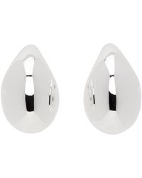 Bottega Veneta - Silver Small Drop Earrings - Lyst