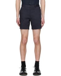Theory - Navy Curtis Shorts - Lyst