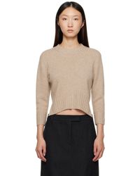 Loulou de Saison - Mora Lds Cropped Cashmere Sweater - Lyst