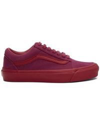 Vans Baskets en nubuck roses Old Skool LX - Rouge