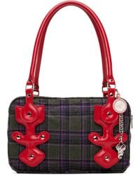 Chopova Lowena - Khaki Missish Tartan Bag - Lyst
