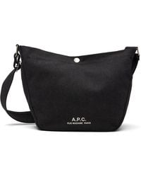 A.P.C. Journal サッチェルバッグ ブラック | Lyst