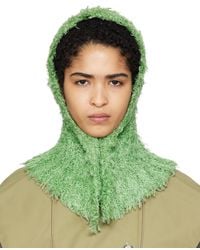 【正規店出品】KIKO KOSTADINOV WOMEN CARLA KNITTED HEADDRESS KIKO KOSTADINOV CARLA KNITTED HEADDRESS BLACK FW24 | 50%OFF