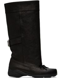 【OPEN YY】 BALLET SLOUCHY SHORT BOOTS, CHARCOAL OPEN YY BALLET SLOUCHY SHORT BOOTS, CHARCOAL – SeoulSeoul