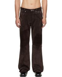 Our Legacy - Carlson Cut Leather Pants - Lyst