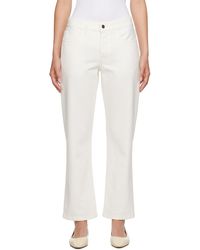 The Row - Jean in blanc - Lyst