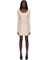 Dion Lee - Robe Courte Semi-Transparente - Lyst