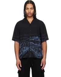 HUGO - Oversized-Fit Statement Print Shirt - Lyst