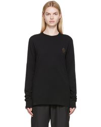Versace - Black Medusa Long Sleeve T-shirt - Lyst