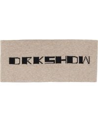 Rick Owens - Tower Cotton Knit Headband - Lyst