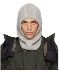 MM6 by Maison Margiela - Ribbed Wool Balaclava - Lyst