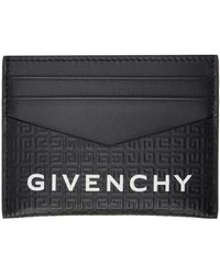 Givenchy - Porte-cartes noir à motif 4g - Lyst