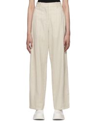 Holzweiler - Off-white Vidda Trousers - Lyst