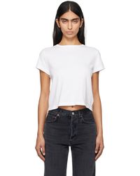 Agolde - ホワイト Adine シュランケン Tシャツ - Lyst