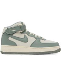 Nike - Gray & Off-white Air Force 1 Mid '07 Lx Nbhd Sneakers - Lyst