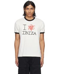 MISBHV - T-shirt 'i love ibiza' blanc cassé - Lyst