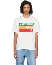 MASTERMIND WORLD - ホワイト プリントtシャツ - Lyst