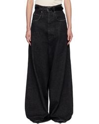 Lu'u Dan - Drop Crotch Denim Jeans - Lyst
