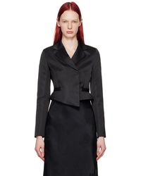 Coperni - Veston Écourté Noir - Lyst