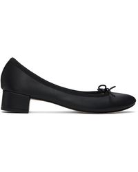 Repetto - Chaussures à talon bottier camille noires - Lyst