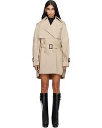 Givenchy - Cocoon Short Trench Coat - Lyst