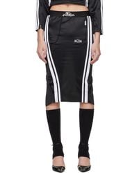 PROTOTYPES - Jupe Crayon Midi De Style Pantalon De Survêtement Noire - Lyst
