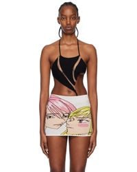 1XBLUE - Ssense Exclusive Teeth Bodysuit - Lyst