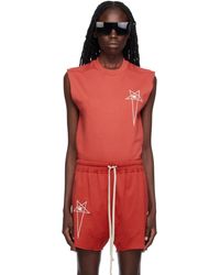 Rick Owens - Red Champion Edition Basketball Tank Top - Lyst