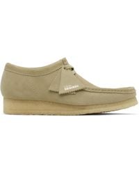 Clarks - Taupe Wallabee Derbys - Lyst