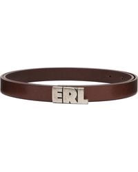 ERL - Skinny Leather Belt - Lyst