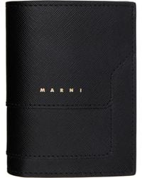 Marni - Saffiano Leather Bi-Fold Wallet - Lyst