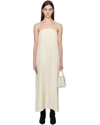 La Collection オフホワイト Abelun マキシドレス ブラック | Lyst