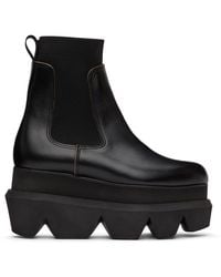 sacai platform boots