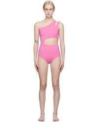 Pushbutton - Ssense Exclusive Cut-Out Bodysuit - Lyst