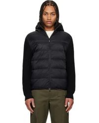 Moncler - Padded Cotton Zip-Up Down Hoodie - Lyst