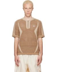 adidas Originals - Tan Edison Chen Edition Clot Knit Jersey T-Shirt - Lyst