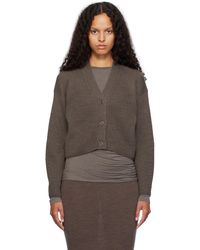 MM by Max Mara - ブラウン York カーディガン - Lyst